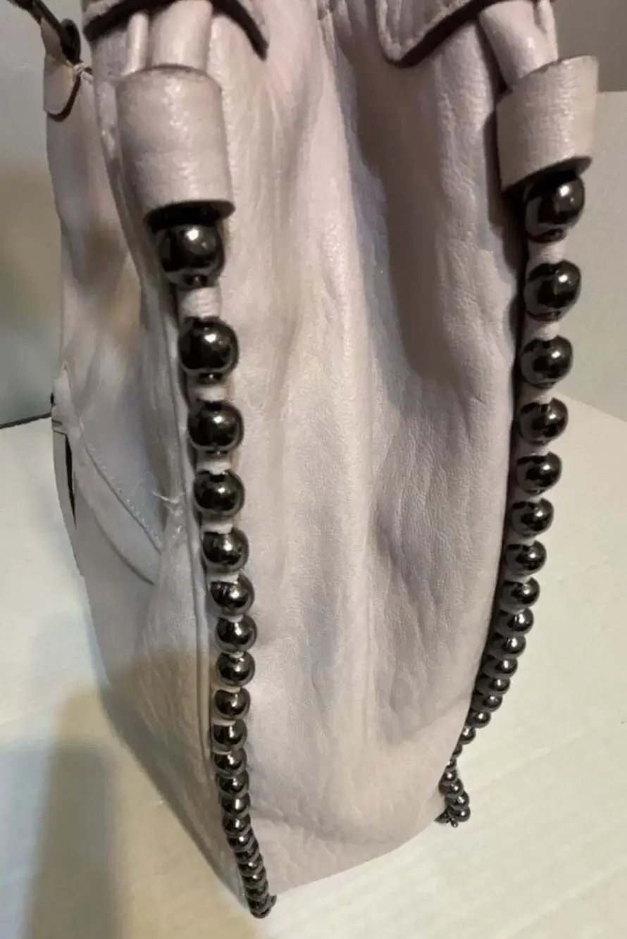 Jessica Simpson Studded Hobo Shoulder Bag in Gray